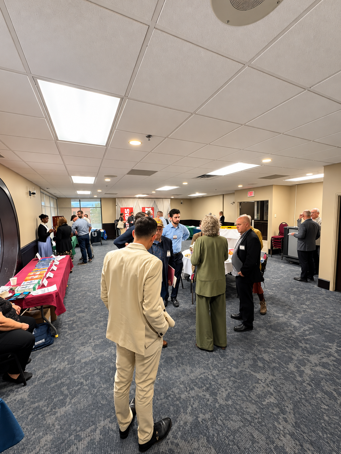 Networking at Capitalism & Morality Calgary 2026